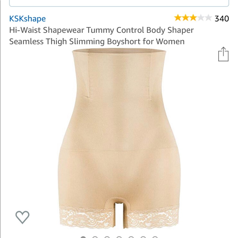 NWT Hi-Waist Boyshort Tummy Control Bodyshaper